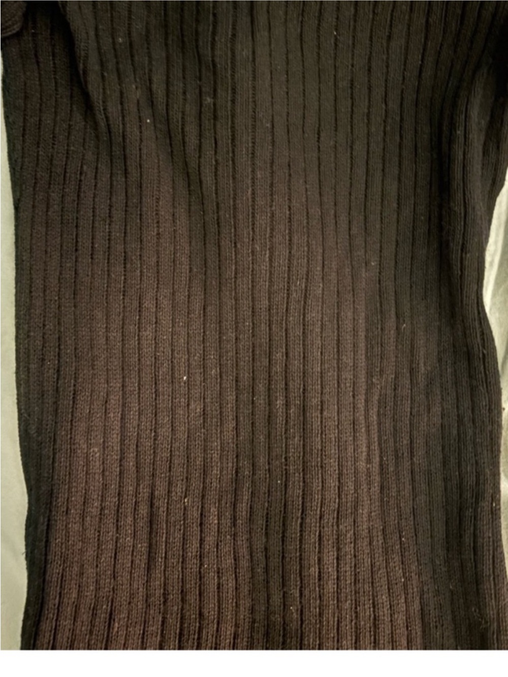Off-the-Shoulder Ribbed Mini Dress in Black - Picture 5 of 6